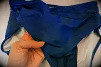 Close up of the Tempt Me Women Two Piece Vintage Swimsuit Retro Halter Ruched High Waist Bikini with Bottom