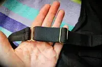 The adjustable strap on the Sheila Nellie Scoop Bikini Top