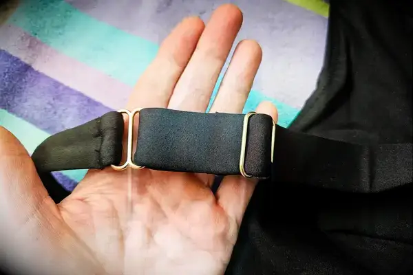 The adjustable strap on the Sheila Nellie Scoop Bikini Top