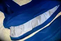 The elastic band on the Albion Olivia Swim Crop Swimsuit Top and Albion Almost Cheeky Swimwear Bottoms