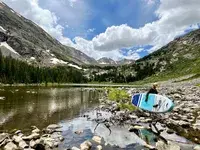 The ROC 10’ Explorer in a travel bag placed on conrete