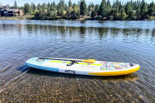 The Bōte WULF Aero Inflatable Paddle Board in water