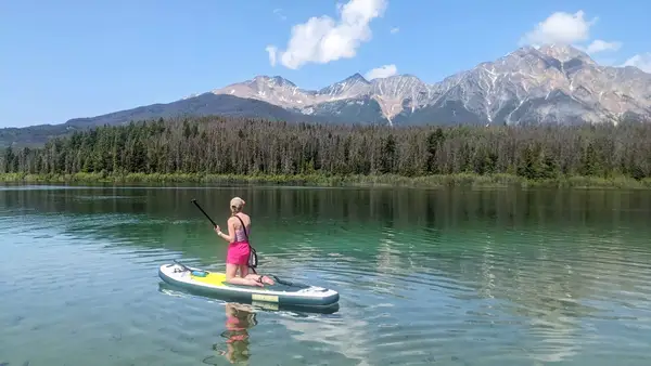 The Bōte WULF Aero Inflatable Paddle Board in water