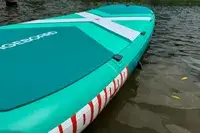An Pelican Inflatable Loungeboard on shallow water