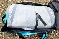 The Hydrus Paradise Touring Inflatable Paddle Board packed in its case