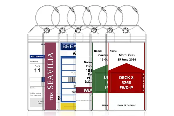 Seavilia 6 Pack Luggage Tags
