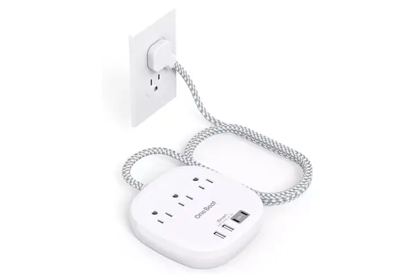 One Beat Flat Plug Power Strip