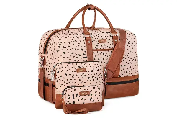 Amazon Prime Day eekender Bags for Women, Large Overnight Bag Canvas Travel Duffel Bag