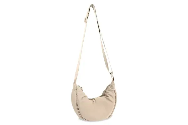 EVGLOW Small Nylon Crescent Crossbody