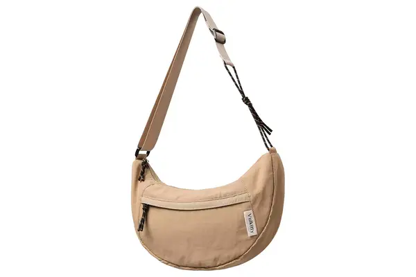 Vulkitty Nylon Crescent Bag Crossbody