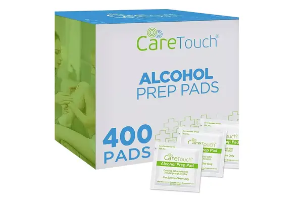 Care Touch Alcohol Wipes Individually Wrapped