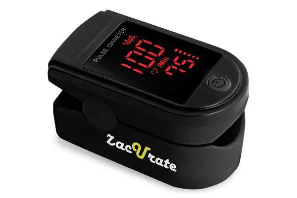 Zacurate Pro Series 500DL Fingertip Pulse Oximeter Blood Oxygen Saturation Monitor with Silicone Cover