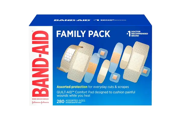 Band-Aid Brand Adhesive Bandages Family Variety Pack