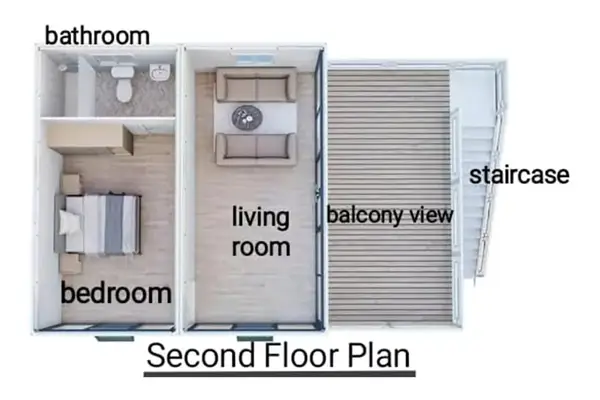 Amazon Double Story House 2024 Foldable Tiny Home