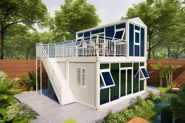 Amazon S.E.Q Double Story Fully Equipped prefab Expandable Container House