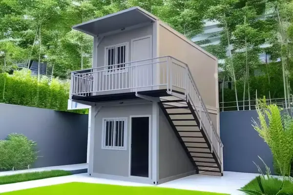 Amazon S.E.Q quick.simple.easy Double Story, Fully Equipped Bathroom, 2 bedrooms prefab Container House