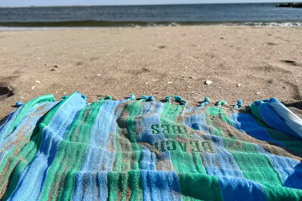 Mark and Graham Cabana Stripe Lightweight Turkish Towel