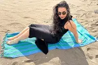 Mark and Graham Cabana Stripe Lightweight Turkish Towel