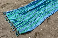 Mark and Graham Cabana Stripe Lightweight Turkish Towel