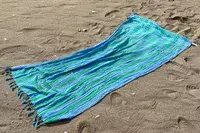 Mark and Graham Cabana Stripe Lightweight Turkish Towel