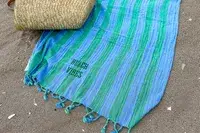 Mark and Graham Cabana Stripe Lightweight Turkish Towel