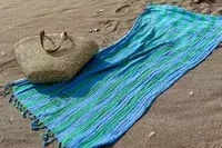 Mark and Graham Cabana Stripe Lightweight Turkish Towel