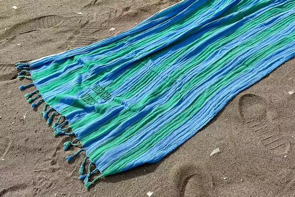 Mark and Graham Cabana Stripe Lightweight Turkish Towel