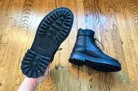 The treads on the bottom of the Thursday Boot Co. Quest Boots