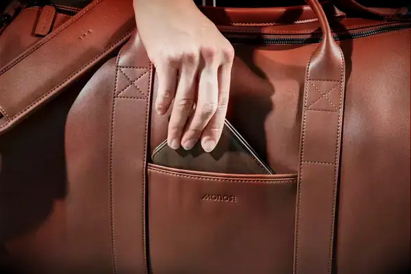 Thule Chasm Sport Duffel Bag on carpet 