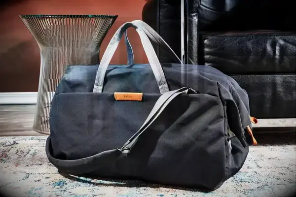 Bellroy Classic Weekender on the carpet