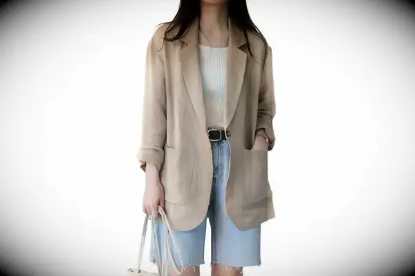 IDEALSANXUN Linen Blazer