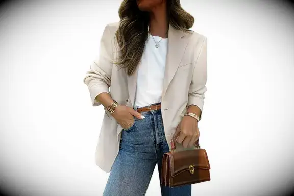 PRETTYGARDEN Open Front Suit Jacket