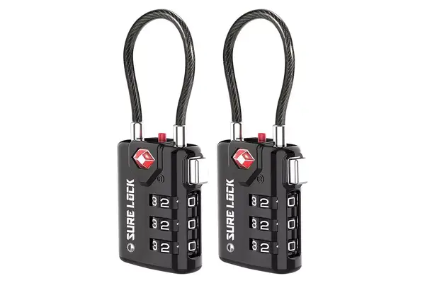 Amazon SURE LOCK TSA Compatible Travel Luggage Locks