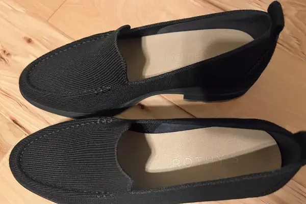 Closeup of the details on Rothy