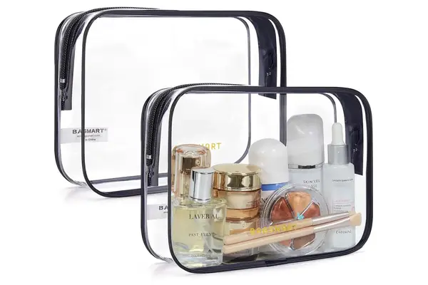 Amazon BAGSMART Clear Toiletry Bag