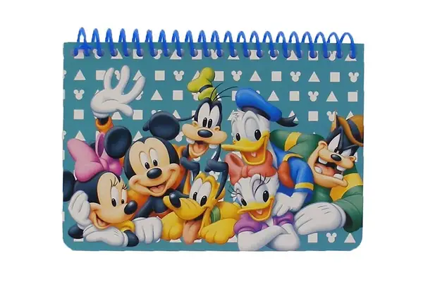 Disney Mickey Mouse and Friends Spiral Autograph Book