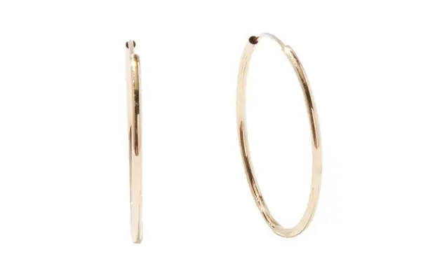 14K Gold Everyday Hoops