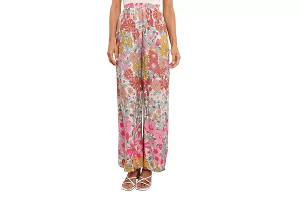Hart High Waist Floral Wide Leg Pant