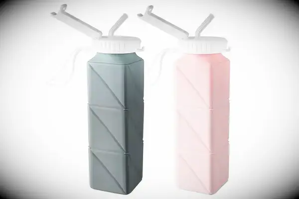 Amazon 2-pack Collapsible Water Bottles