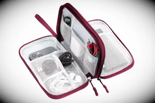 Amazon Travel essentials Electronic Cable Organizer Pouch