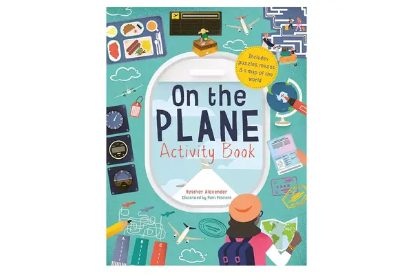 On The Plane Activity Book: Includes puzzles, mazes, dot-to-dots and drawing activities