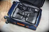 An empty Travelpro Crew carry-on