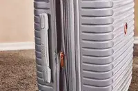 A close up of the side of the Delsey Cruise 3.0 Carry-on - 21