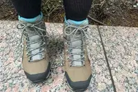 A view of the laces on the La Sportiva Women