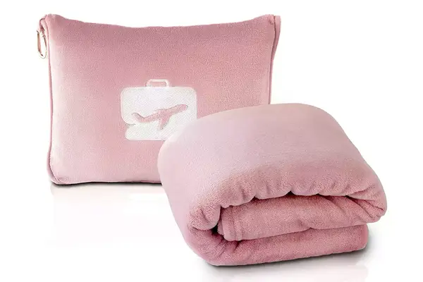 Amazon EverSnug Travel Blanket and Pillow - Premium Soft 2 in 1 Airplane Blanket 