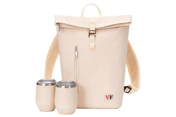 Amazon Vin Fresco Two Bottle Rolltop Wine Tote Bag