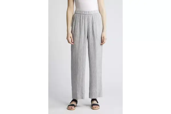 linen wide leg pant