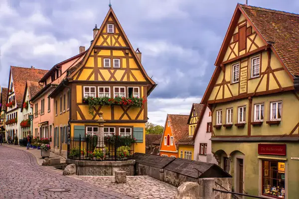 Colorful traditional buildings in Germany 