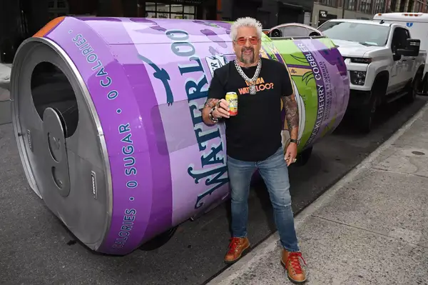 Guy Fieri attends Waterloo Sparkling Water event 