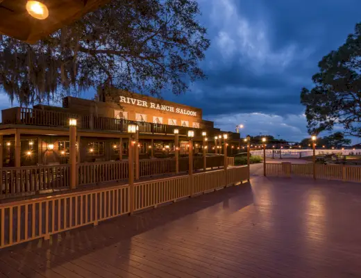 river ranch salon on the westgate resort an old fashion saloon with a wooden dance floor